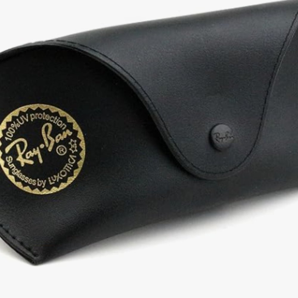 ✨Ray-Ban Classic Standard Matte Black Leather Sunglasses Case ONLY✨
